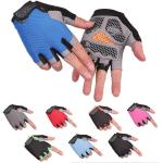 Multicolored Ademende Fitness handschoenen  voor de Zomer  in maat XL voor Dames 