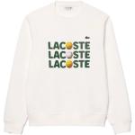 Klassieke Witte Lacoste All over print Sweatshirts met print Ronde hals  in maat XL voor Heren 