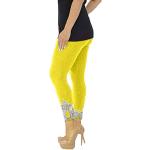 Gele Polyester Stretch Yoga pants  in maat XXL voor Dames 