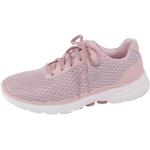 Roze Skechers Go Walk 6 Fitness-schoenen  in maat 37 met Hakhoogte 3cm tot 5cm met motief van Basketbal in de Sale voor Dames 