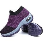 Violet Lichtgewicht Gebreide Veter bootschoenen  in 40 met Instap Sustainable voor Dames 
