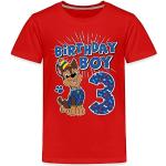 Bordeaux-rode Polyester SPREADSHIRT Paw Patrol Chase Kinder T-shirts Sustainable voor Jongens 