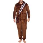 Bruine Fleece Star Wars Chewbacca Onesies  in maat XL voor Heren 