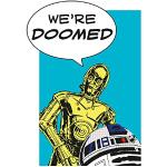 Star Wars Classic Comic Quote Droids - Grootte: 50 x 70 cm - Komar, muurschildering, posters, kunstdruk (zonder lijst)