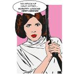Star Wars Classic Comic Quote Leia - Grootte: 50 x 70 cm - Komar, muurschildering, posters, kunstdruk (zonder lijst)