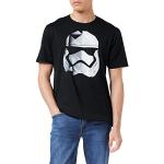 Zwarte Star Wars Yoda Ademende T-shirts met ronde hals  in maat S voor Heren 