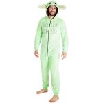Groene Fleece Star Wars Yoda Baby Yoda / The Child Pyjama's  in maat XL Sustainable 