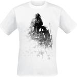 Witte Star Wars Darth Vader Effen T-shirts Ronde hals  in maat XL voor Heren 