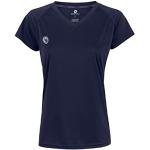 Marine-blauwe Polyester Ademende Voetbalshirts  in maat XL voor Dames 
