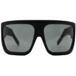 Zwarte Rick Owens Wrap-around zonnebrillen  in Onesize voor Dames 
