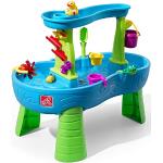 Step2 Watertafel Rain Showers Splash Pond Blauw met 13-delig accessoireset | Waterspeelgoed voor kind | Activiteitentafel met water voor de tuin