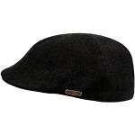 Klassieke Zwarte Tweed Flatcaps  voor de Zomer  in maat XXL voor Heren 
