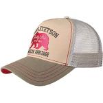 Stetson JBS-Bear Trucker Pet Heren - mesh cap baseballpet snapback met klep voor Zomer/Winter - One Size beige