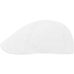 Stetson Texas Pet met UV-Bescherming Dames/Heren - flat hat katoenen cap zonnecap klep voor Zomer/Winter - L (58-59 cm) wit
