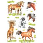 Papieren Paarden Stickers met motief van Paarden voor Kinderen 