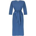 Casual Lichtblauwe Jersey Jane Lushka Chique jurken Ronde hals  in maat XL Midi / Kuitlang in de Sale voor Dames 