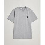 Stone Island Garment Dyed Cotton Jersey T-Shirt Melange Grey