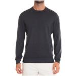 Stone Washed Slim Fit Pullover Fay , Black , Heren