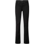 Zwarte Polyester Stretch LEVI´S Straight jeans voor Dames 