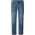 Lichtblauwe Polyester Emporio Armani Regular jeans voor Heren 