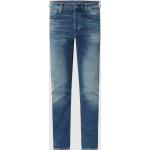 Blauwe Stretch G-Star 3301 Tapered jeans voor Heren 