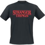 Stranger Things Classic Logo T-shirt zwart Mannen - Officieel & gelicentieerd merch