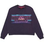Zwarte Stranger Things Cropped sweaters  in maat 3XL voor Dames 
