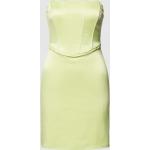 Lichtgroene Polyester Gina Tricot Strapless jurken Strapless halslijn Mini in de Sale voor Dames 