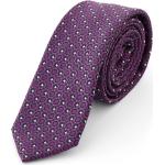 Paarse Polyester Smalle stropdassen voor Heren 