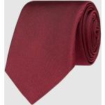 Klassieke Bordeaux-rode Zijden Blick Effen stropdassen voor Heren 