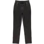Flared Zwarte Leren Slimfit jeans  in maat M in de Sale voor Dames 