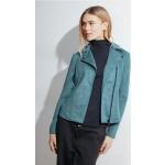 Casual Blauwe Imitatie leren CECIL Biker jackets  in maat XXL asymmetrische voor Dames 