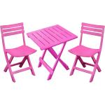 Roze Kunststof Opvouwbare Klapstoelen in de Sale 
