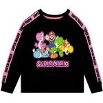 SUPER MARIO BROS Meisjes Gamen Trui Cropped Sweatshirt met Lange Mouwen voor Kinderen 146 Zwart