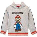 Grijze Super Mario Mario Kinder hoodies voor Jongens 