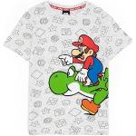 Super Mario Nintendo T-shirt voor jongens | Kinder Grijs Karakter Yoshi Top | Gamers T-shirt met korte mouwen voor verjaardagen 4-5 jaar, Grey, 4-5 jaar