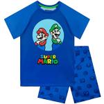 Super Mario Pyjama's I Gaming Jongens PJs Gamer Korte Pyjama Blauw 146