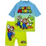 Blauwe Polyester Super Mario Yoshi Kinder zwembroeken 2 stuks voor Jongens 