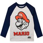 Grijze Super Mario Mario Kinder T-shirts voor Jongens 