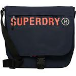 Marine-blauwe Polyester Superdry Messenger tassen in de Sale 