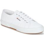 Witte SUPERGA Lage sneakers  in maat 42 met Hakhoogte tot 3cm in de Sale voor Dames 