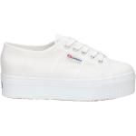 Klassieke Witte SUPERGA Lage sneakers  in maat 37 in de Sale voor Dames 