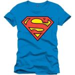 Blauwe Superman T-shirts  in maat S voor Heren 