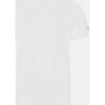 Gebroken-witte Merinowollen V-hals T-shirts V-hals Sustainable voor Heren 