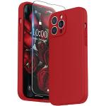 Rode Siliconen iPhone 13 Pro Max hoesjes 