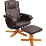Bruine Houten Verstelrugleunings Comfort stoelen 