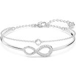 Witte Kristallen Swarovski Infinity armbanden voor Dames 
