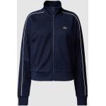 Donkerblauwe Polyester Stretch Lacoste Sweat jackets voor Dames 