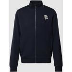 Marine-blauwe Polyester Karl Lagerfeld Sweat jackets  in maat M in de Sale voor Heren 