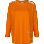 Oranje Miamoda All over print Sweatshirts met print Ronde hals voor Dames 